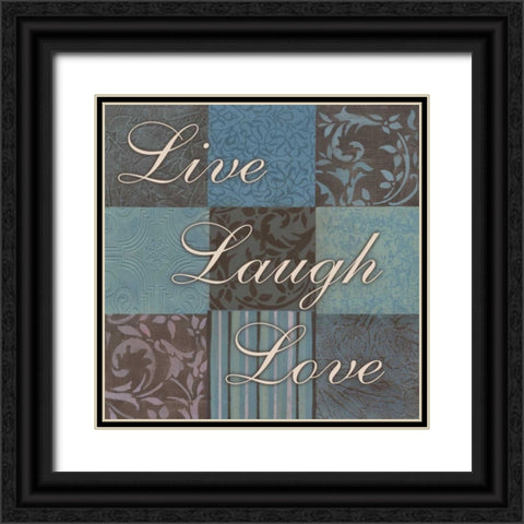 . Black Ornate Wood Framed Art Print with Double Matting by Haynes, Smith