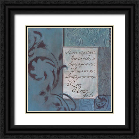 . Black Ornate Wood Framed Art Print with Double Matting by Haynes, Smith