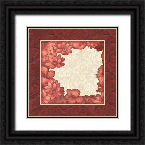 . Black Ornate Wood Framed Art Print with Double Matting by Haynes, Smith