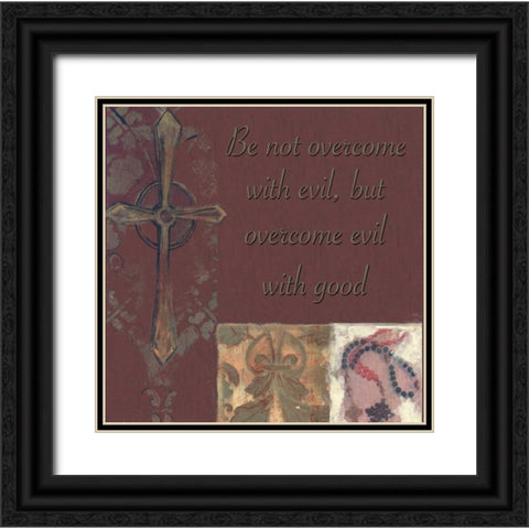 . Black Ornate Wood Framed Art Print with Double Matting by Haynes, Smith