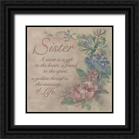 . Black Ornate Wood Framed Art Print with Double Matting by Haynes, Smith