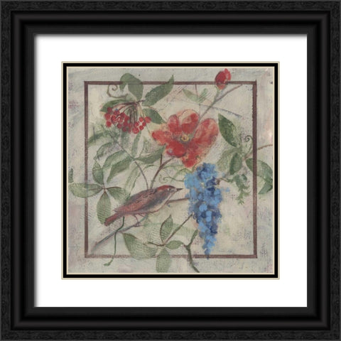 . Black Ornate Wood Framed Art Print with Double Matting by Haynes, Smith