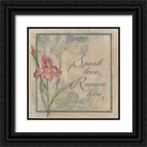 . Black Ornate Wood Framed Art Print with Double Matting by Haynes, Smith
