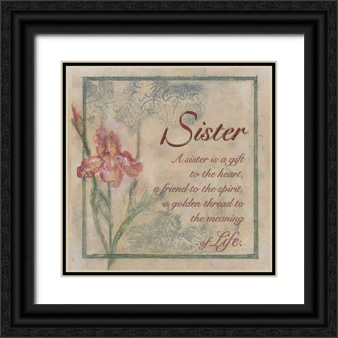 . Black Ornate Wood Framed Art Print with Double Matting by Haynes, Smith