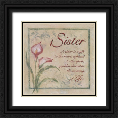 . Black Ornate Wood Framed Art Print with Double Matting by Haynes, Smith