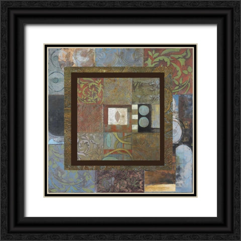 . Black Ornate Wood Framed Art Print with Double Matting by Haynes, Smith