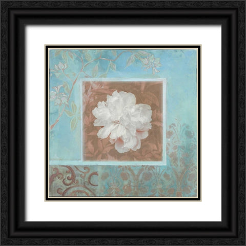 . Black Ornate Wood Framed Art Print with Double Matting by Haynes, Smith