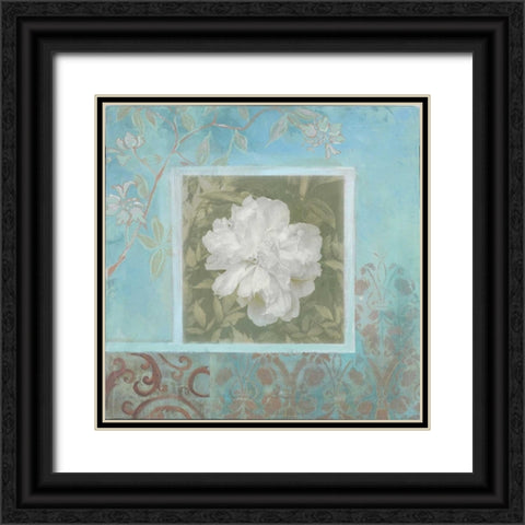 . Black Ornate Wood Framed Art Print with Double Matting by Haynes, Smith