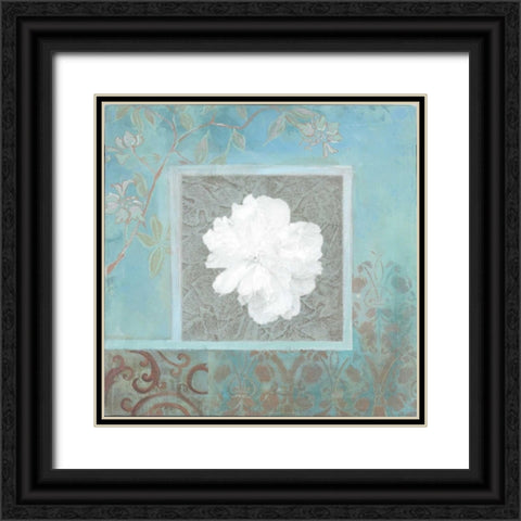 . Black Ornate Wood Framed Art Print with Double Matting by Haynes, Smith