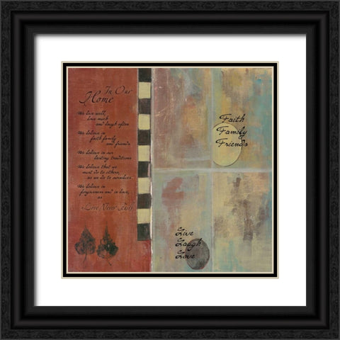 . Black Ornate Wood Framed Art Print with Double Matting by Haynes, Smith