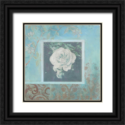 . Black Ornate Wood Framed Art Print with Double Matting by Haynes, Smith