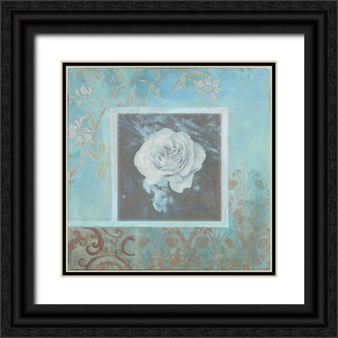 . Black Ornate Wood Framed Art Print with Double Matting by Haynes, Smith