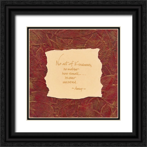 . Black Ornate Wood Framed Art Print with Double Matting by Haynes, Smith