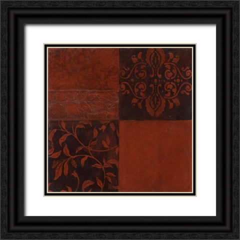 . Black Ornate Wood Framed Art Print with Double Matting by Haynes, Smith