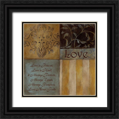 . Black Ornate Wood Framed Art Print with Double Matting by Haynes, Smith