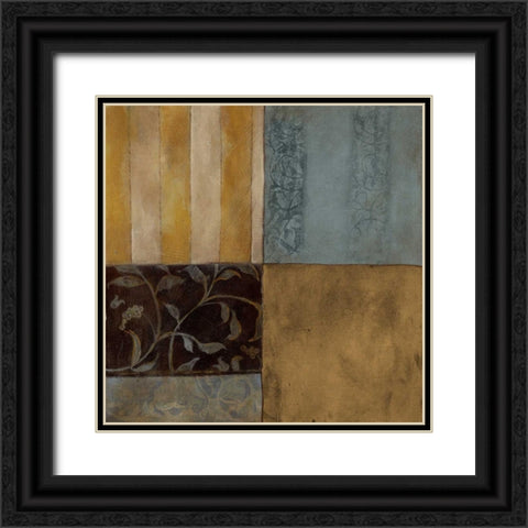 . Black Ornate Wood Framed Art Print with Double Matting by Haynes, Smith