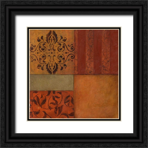 . Black Ornate Wood Framed Art Print with Double Matting by Haynes, Smith