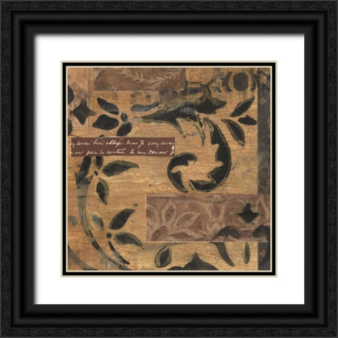 . Black Ornate Wood Framed Art Print with Double Matting by Haynes, Smith