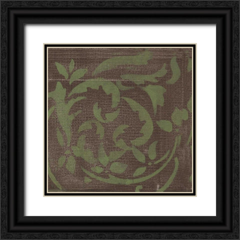 . Black Ornate Wood Framed Art Print with Double Matting by Haynes, Smith