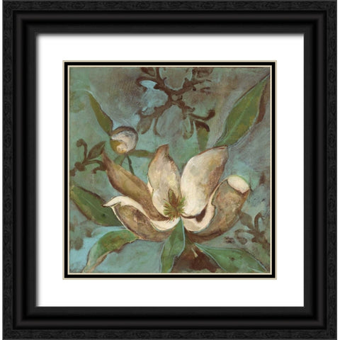 . Black Ornate Wood Framed Art Print with Double Matting by Haynes, Smith