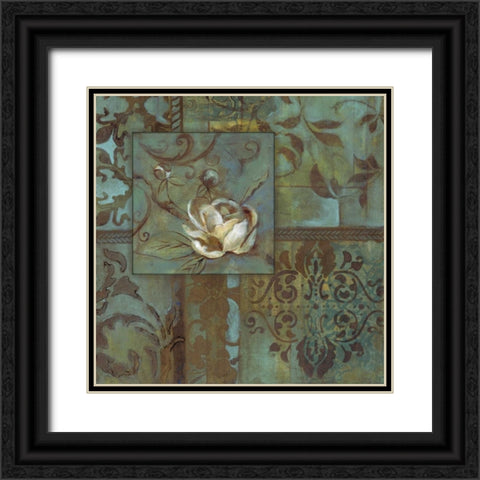 . Black Ornate Wood Framed Art Print with Double Matting by Haynes, Smith