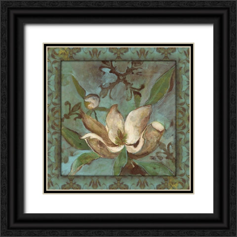 . Black Ornate Wood Framed Art Print with Double Matting by Haynes, Smith