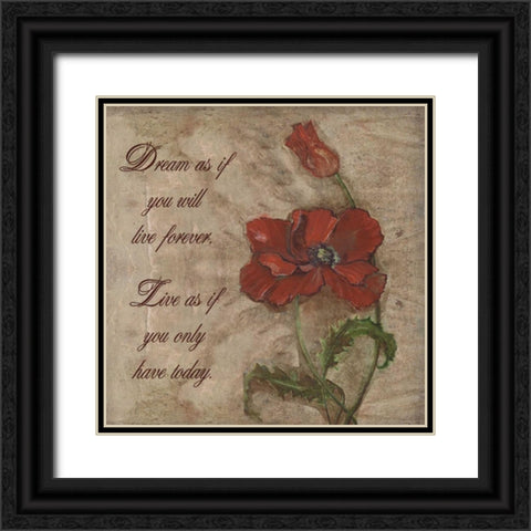 . Black Ornate Wood Framed Art Print with Double Matting by Haynes, Smith