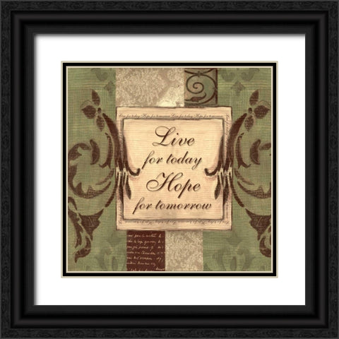 . Black Ornate Wood Framed Art Print with Double Matting by Haynes, Smith