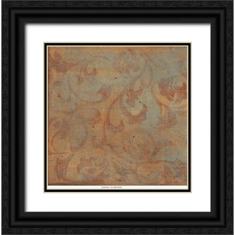 . Black Ornate Wood Framed Art Print with Double Matting by Haynes, Smith