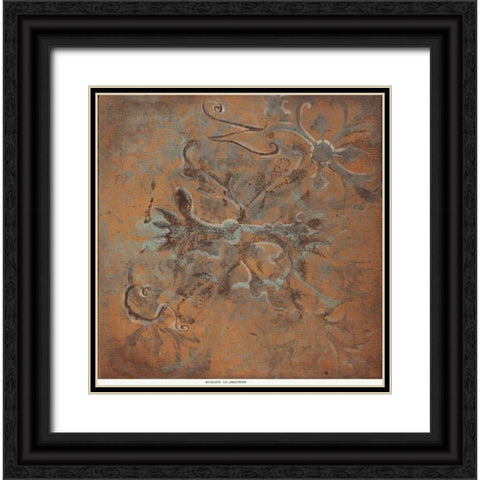 . Black Ornate Wood Framed Art Print with Double Matting by Haynes, Smith