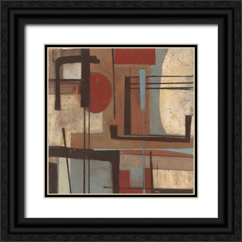 . Black Ornate Wood Framed Art Print with Double Matting by Haynes, Smith
