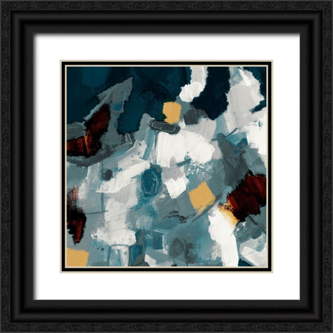 Shimmering Analysis 1 Black Ornate Wood Framed Art Print with Double Matting by Haynes, Smith