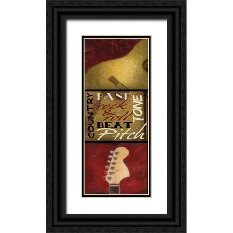JAM SESSION 1 Black Ornate Wood Framed Art Print with Double Matting by Greene, Taylor