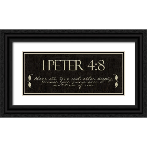 ABOVE ALL Black Ornate Wood Framed Art Print with Double Matting by Greene, Taylor