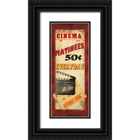 MATINEES Black Ornate Wood Framed Art Print with Double Matting by Greene, Taylor