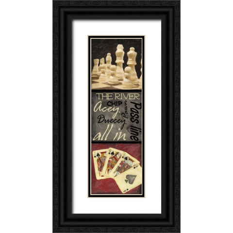 CLASSIC GAMES C Black Ornate Wood Framed Art Print with Double Matting by Greene, Taylor