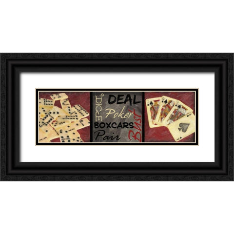 CLASSIC GAMES G Black Ornate Wood Framed Art Print with Double Matting by Greene, Taylor