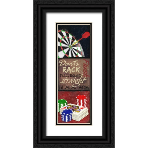 GAMING 9 PATCH 1 Black Ornate Wood Framed Art Print with Double Matting by Greene, Taylor