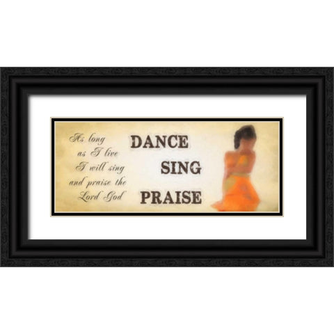 PANEL Black Ornate Wood Framed Art Print with Double Matting by Greene, Taylor