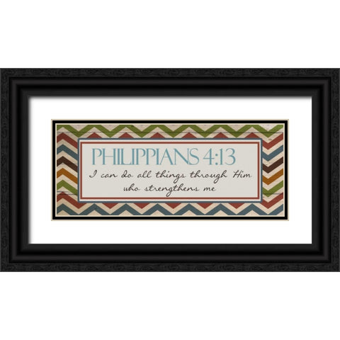 I CAN DO ALL Black Ornate Wood Framed Art Print with Double Matting by Greene, Taylor