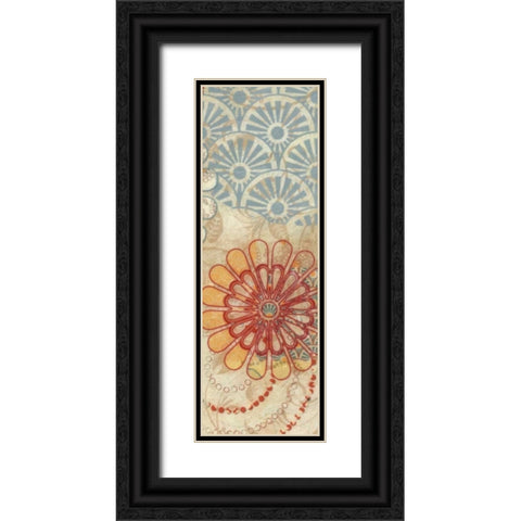 FLORA TRANCE V Black Ornate Wood Framed Art Print with Double Matting by Greene, Taylor