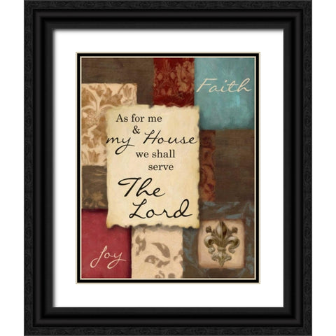 As for me Black Ornate Wood Framed Art Print with Double Matting by Greene, Taylor