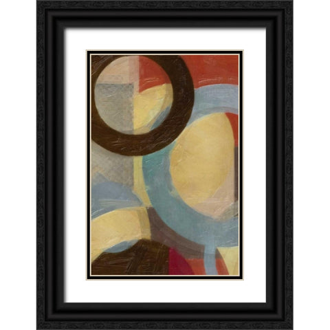 HALO WEAVE V Black Ornate Wood Framed Art Print with Double Matting by Greene, Taylor