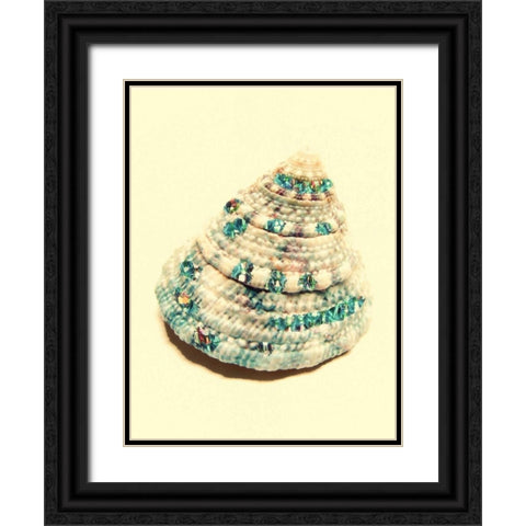 Jeweled Shell II Black Ornate Wood Framed Art Print with Double Matting by Greene, Taylor