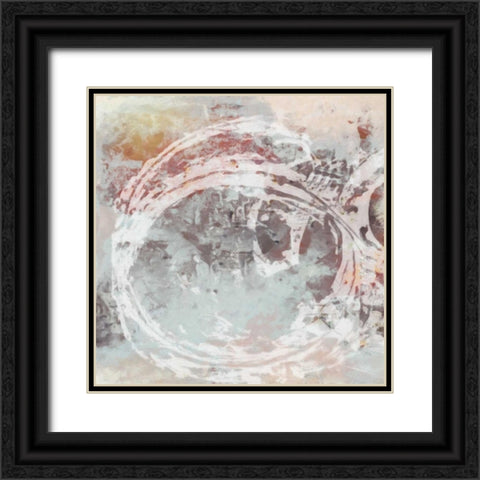 Strokes In Motion1 Black Ornate Wood Framed Art Print with Double Matting by Greene, Taylor