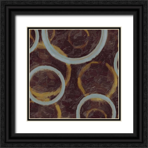 GOING IN CIRCLES II Black Ornate Wood Framed Art Print with Double Matting by Greene, Taylor