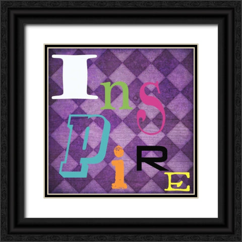 Inspire Black Ornate Wood Framed Art Print with Double Matting by Greene, Taylor