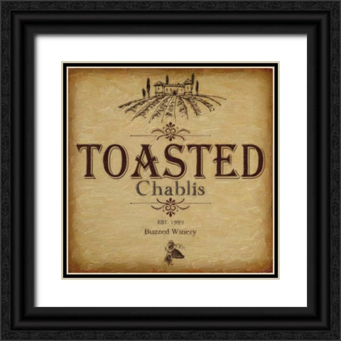 TOASTED Black Ornate Wood Framed Art Print with Double Matting by Greene, Taylor