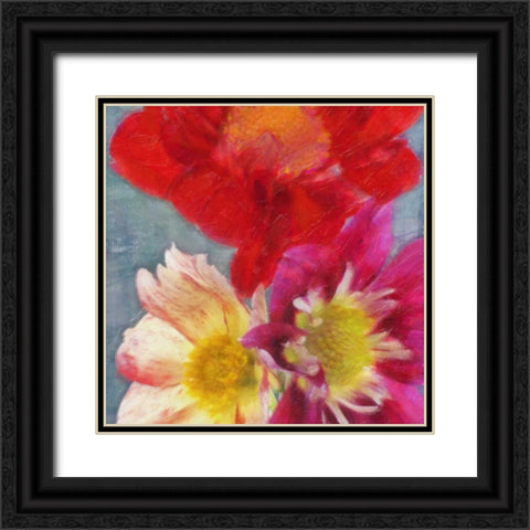 BLOOMS IN SPRING Black Ornate Wood Framed Art Print with Double Matting by Greene, Taylor