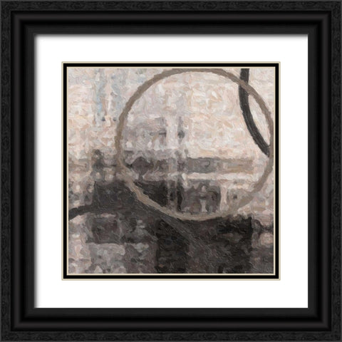 COMPRESSION II Black Ornate Wood Framed Art Print with Double Matting by Greene, Taylor